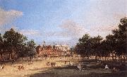 Charles Blechen London: the Old Horse Guards and Banqueting Hall, from St James s Park  cdc Sweden oil painting reproduction